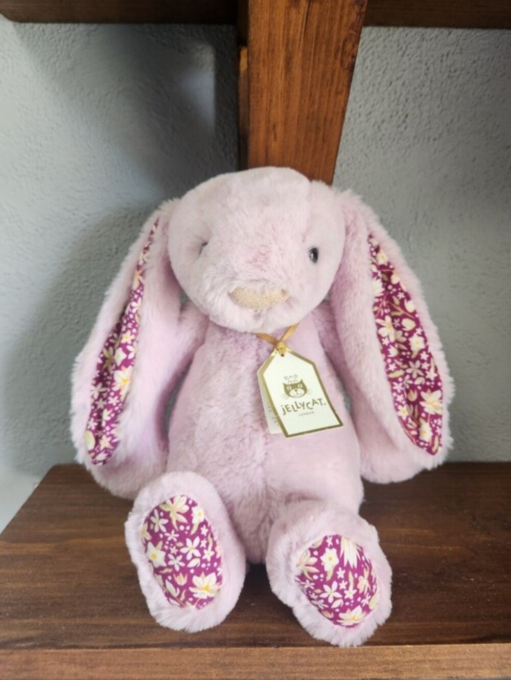 NWT Jellycat Bashful Luxe Blossom Bunny (Original)
